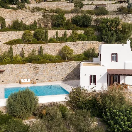 Excellent Mykonos Psarrou Epsilon 4 Bedrooms Stunning Sea Views Psarrou וילה Mykonos Town