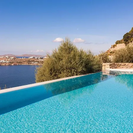 Excellent Mykonos Psarrou Epsilon 4 Bedrooms Stunning Sea Views Psarrou וילה Mykonos Town