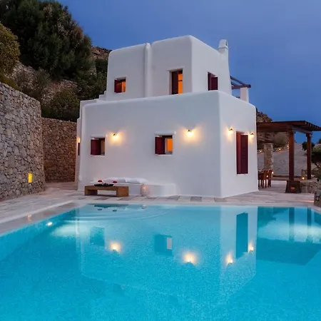 Excellent Mykonos Psarrou Epsilon 4 Bedrooms Stunning Sea Views Psarrou * Mykonos Town