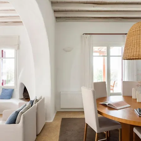 Excellent Mykonos Epsilon 4 Bedrooms Stunning Sea View Вилла