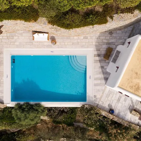 Excellent Mykonos Epsilon 4 Bedrooms Stunning Sea View Вилла Псароу