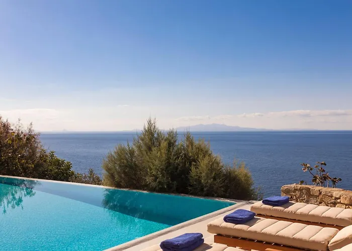 Villa Excellent Mykonos Epsilon 4 Bedrooms Stunning Sea View *