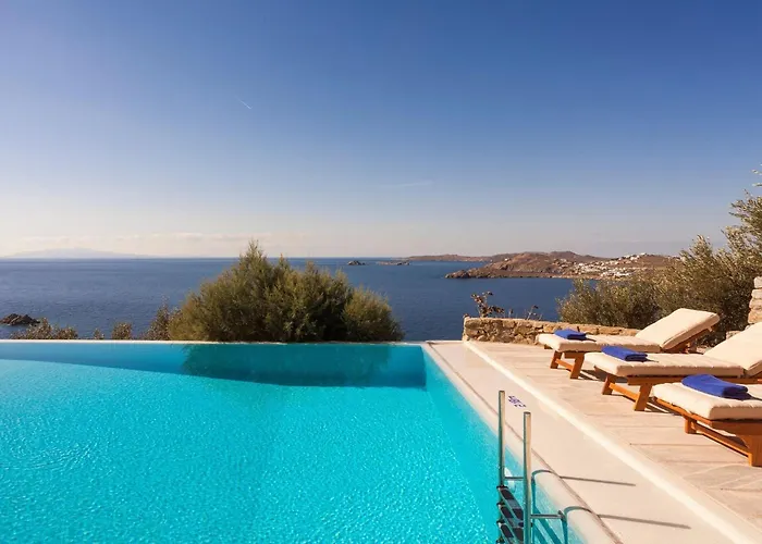 Excellent Mykonos Epsilon 4 Bedrooms Stunning Sea View Psarrou